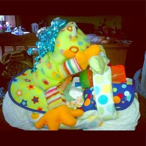 Motorcycle Diaper Cake- Customized!!!
